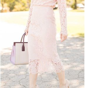 Rachel Parcell lace pencil skirt XS